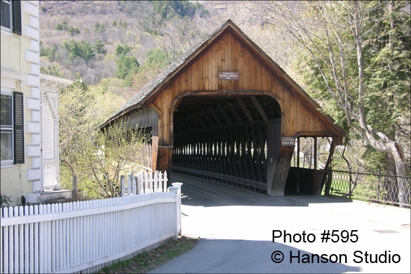 Woodstock, VT - Middle Bridge - Spring